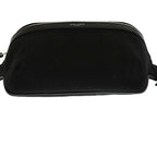 Saint Laurent Paris Logo Canvas Leather Body Waist Bag Black AA — view 4