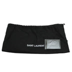 Saint Laurent Paris Logo Canvas Leather Body Waist Bag Black AA — view 9