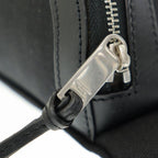 Saint Laurent Paris Logo Canvas Leather Body Waist Bag Black AA — view 7