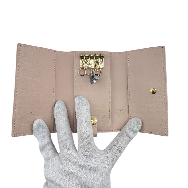 Dior Lady Key Case Pink — view 5