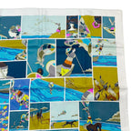 Hermes Carre 90 Scarf Silk Soie Li Love For Multicolor — view 4