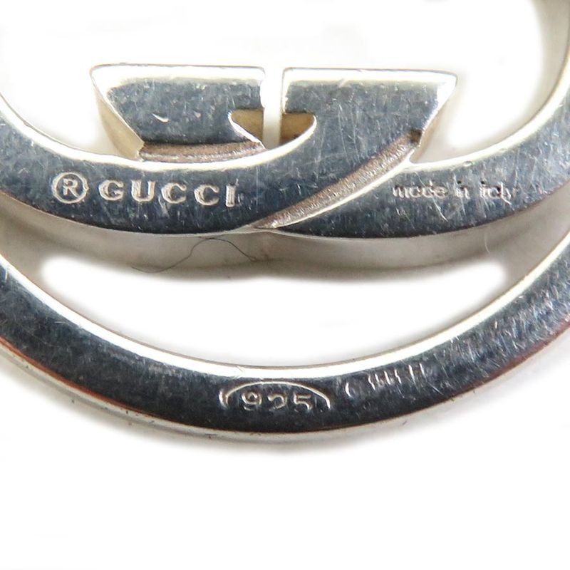 Gucci Interlocking GG Sterling Silver Necklace — view 6