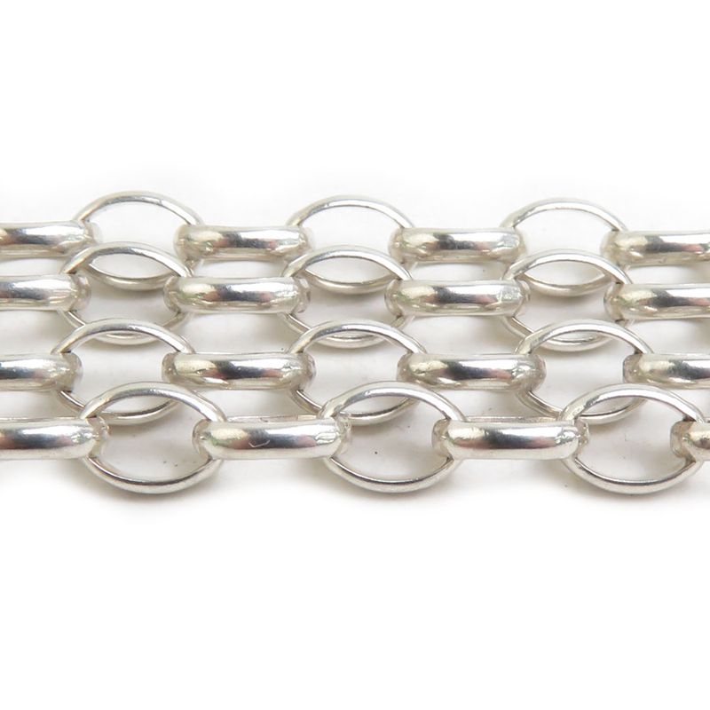 Gucci Interlocking GG Sterling Silver Necklace — view 5