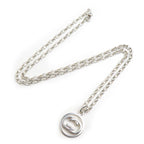 Gucci Interlocking GG Sterling Silver Necklace — view 3