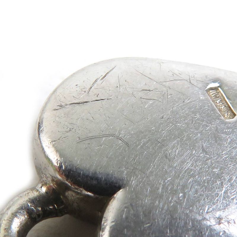 Gucci Interlocking Logo Silver-Tone Heart Earrings — view 8