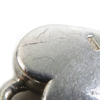 Gucci Interlocking Logo Silver-Tone Heart Earrings — view 8