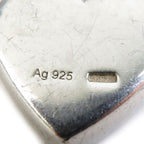 Gucci Interlocking Logo Silver-Tone Heart Earrings — view 9