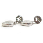 Gucci Interlocking Logo Silver-Tone Heart Earrings — view 5