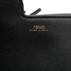 Fendi Mini Bag 3 Pocket Shoulder 8 Bs025 Black Leather — view 8
