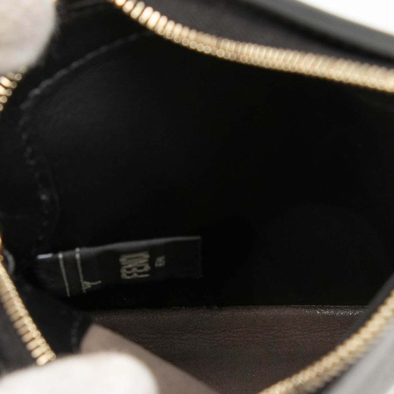 Fendi Mini Bag 3 Pocket Shoulder 8 Bs025 Black Leather — view 5
