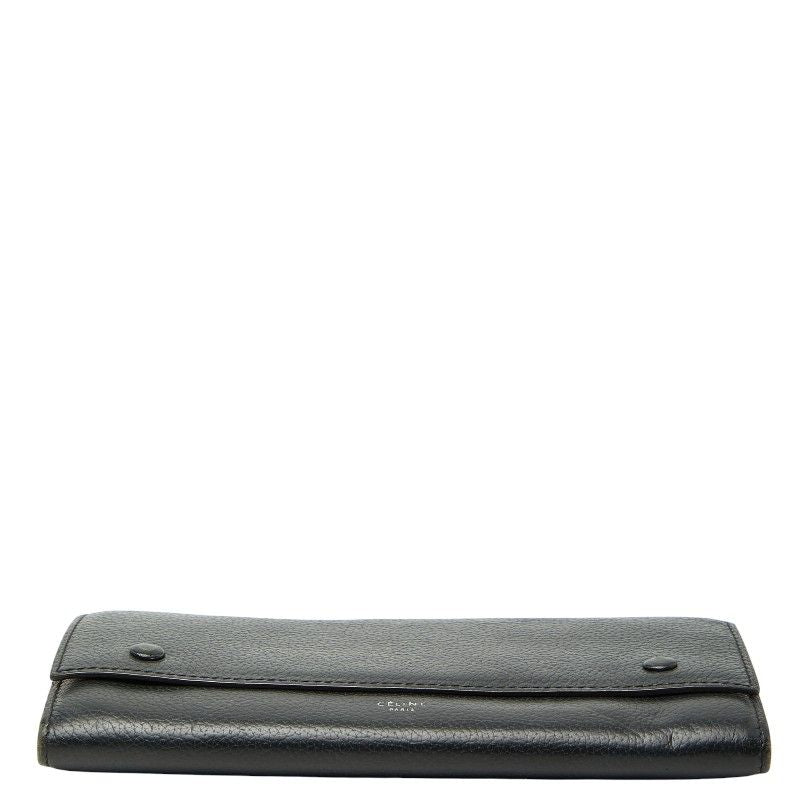 Celine Large Flap Multifunction Black Leather — view 3