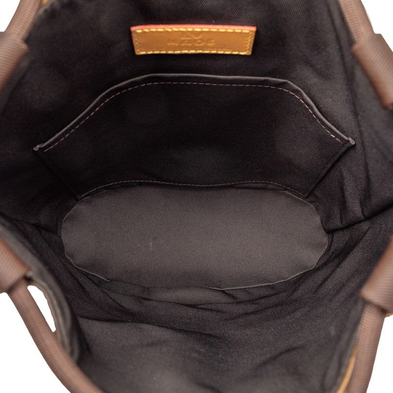 Louis Vuitton Monogram Stripe Randonnee Messenger Brown Beige — view 5
