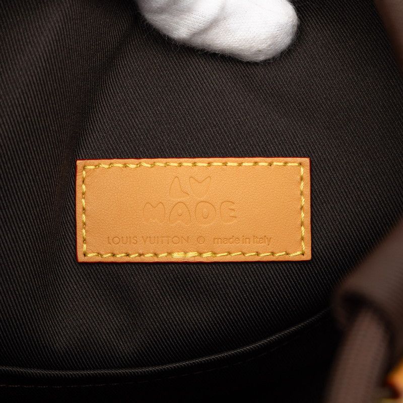 Louis Vuitton Monogram Stripe Randonnee Messenger Brown Beige — view 6