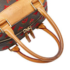 Louis Vuitton Monogram Taffetage Deville Cube Brown Leather — view 5
