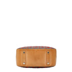 Louis Vuitton Monogram Taffetage Deville Cube Brown Leather — view 4