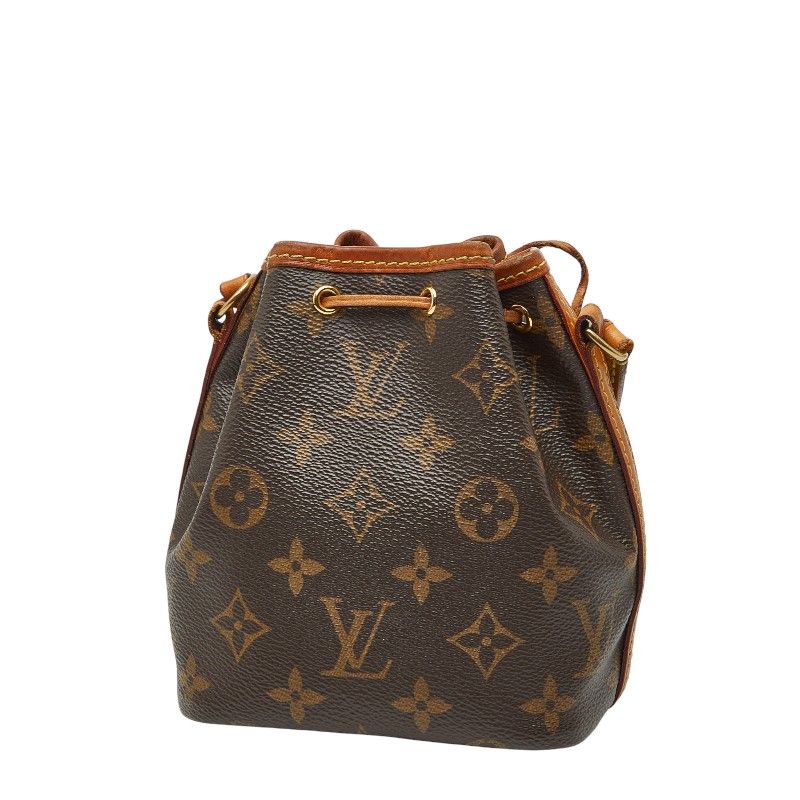 Louis Vuitton Monogram Nano Noe Crossbody Mini Shoulder Bag Drawstring — view 3
