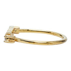 Fendi Logo Ring M Gold Plated Crystal — view 4