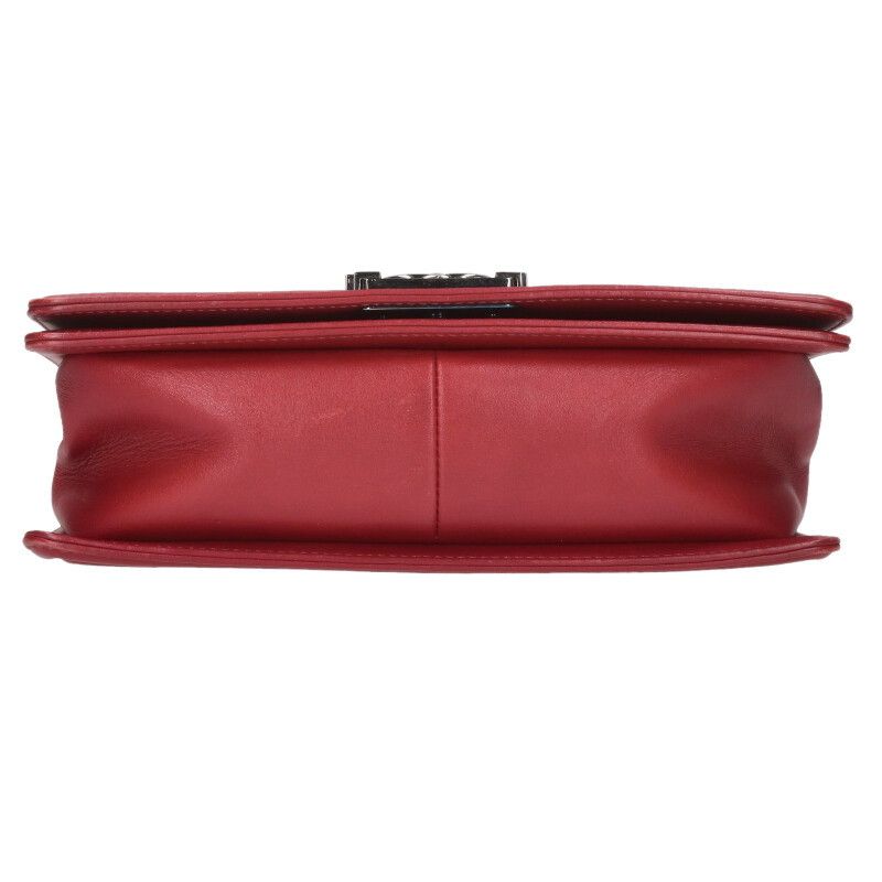 Chanel 25 Chevron Lambskin Chain Shoulder Bag — view 5