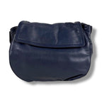 Loewe Anagram Logo Mini Shoulder Bag Nappa Leather Navy — view 3