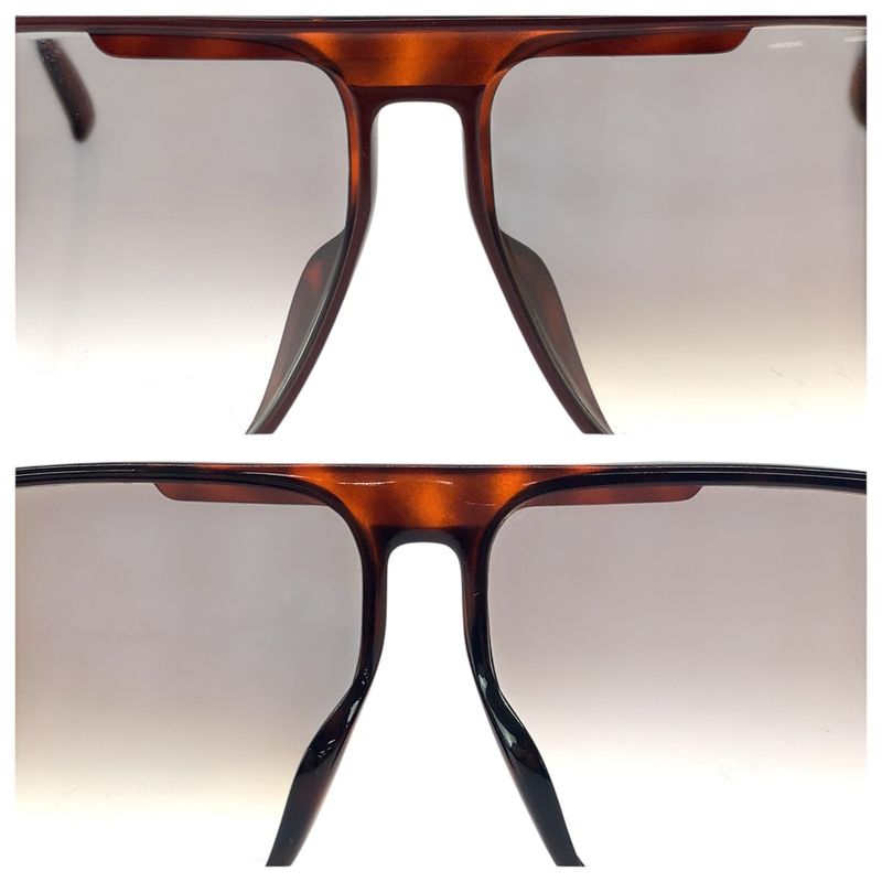 Christian Dior Vintage Brown Gold Silver Hardware Acetate 2152 a 14 Sunglasses — view 6