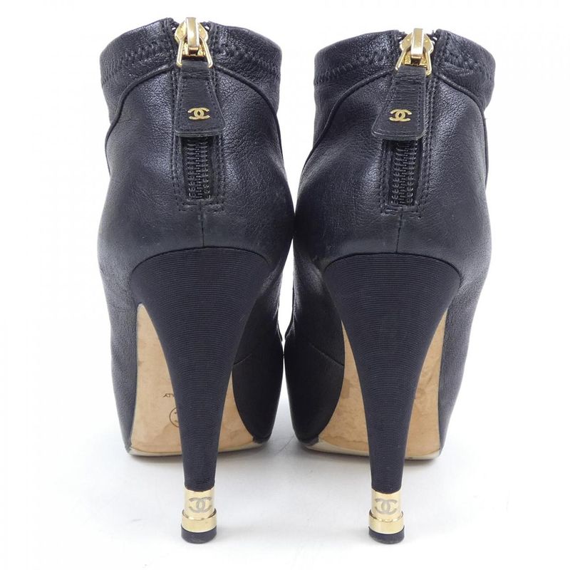 Chanel Size 36 Black Boots — view 5