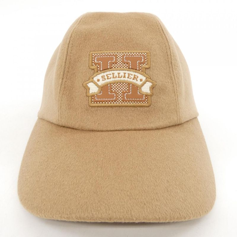 Hermes N Size 57 Brown Cap — view 2