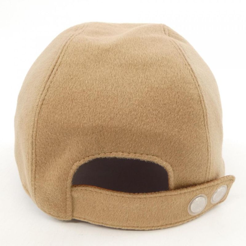 Hermes N Size 57 Brown Cap — view 4