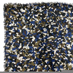 Fendi Bugs Monster Scarf Shawl Large Camouflage Silk Logo All Over Pattern — view 6
