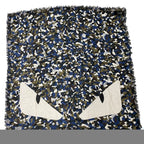 Fendi Bugs Monster Scarf Shawl Large Camouflage Silk Logo All Over Pattern — view 4
