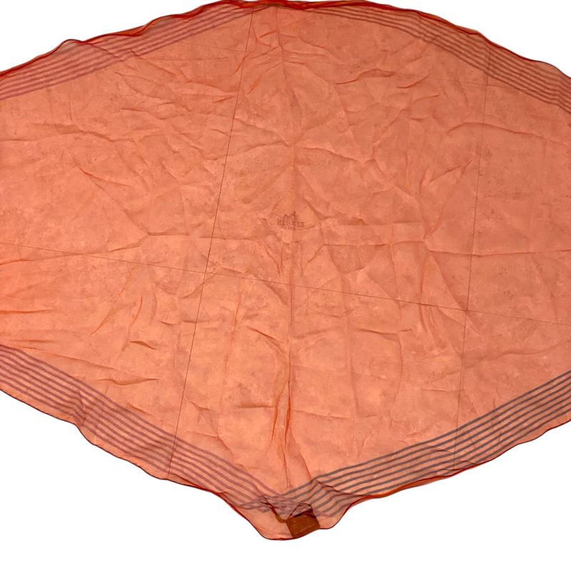 Hermes Rosange Scarf Shawl Diamond Accessories Cashmere Silk Logo — view 4