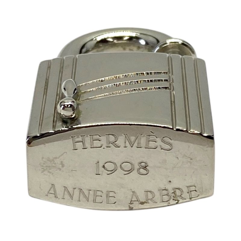 Hermes Anno-albre Cadena Padlock 1998 Charm Accessories Silver — view 3