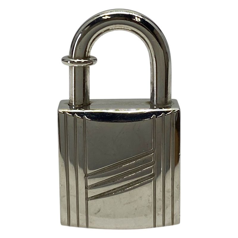 Hermes Anno-albre Cadena Padlock 1998 Charm Accessories Silver — view 2