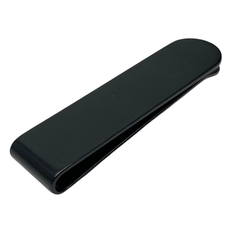 Saint Laurent Money Clip ID Plate Bill Logo Metal Black J160 U0533 — view 7