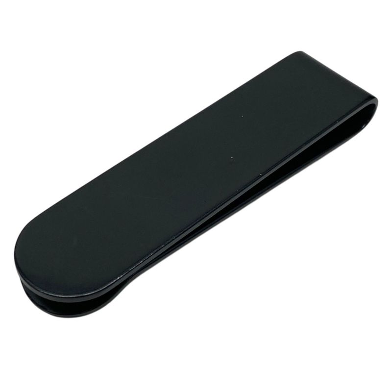 Saint Laurent Money Clip ID Plate Bill Logo Metal Black J160 U0533 — view 5
