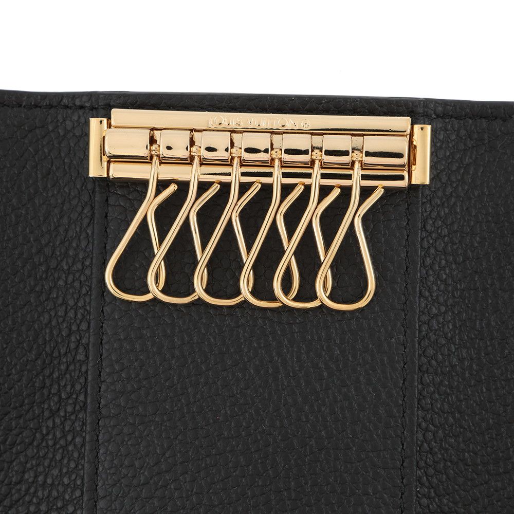 Louis Vuitton Key Case Monogram Empreinte 6 Multicles Holder Noir Black — view 5
