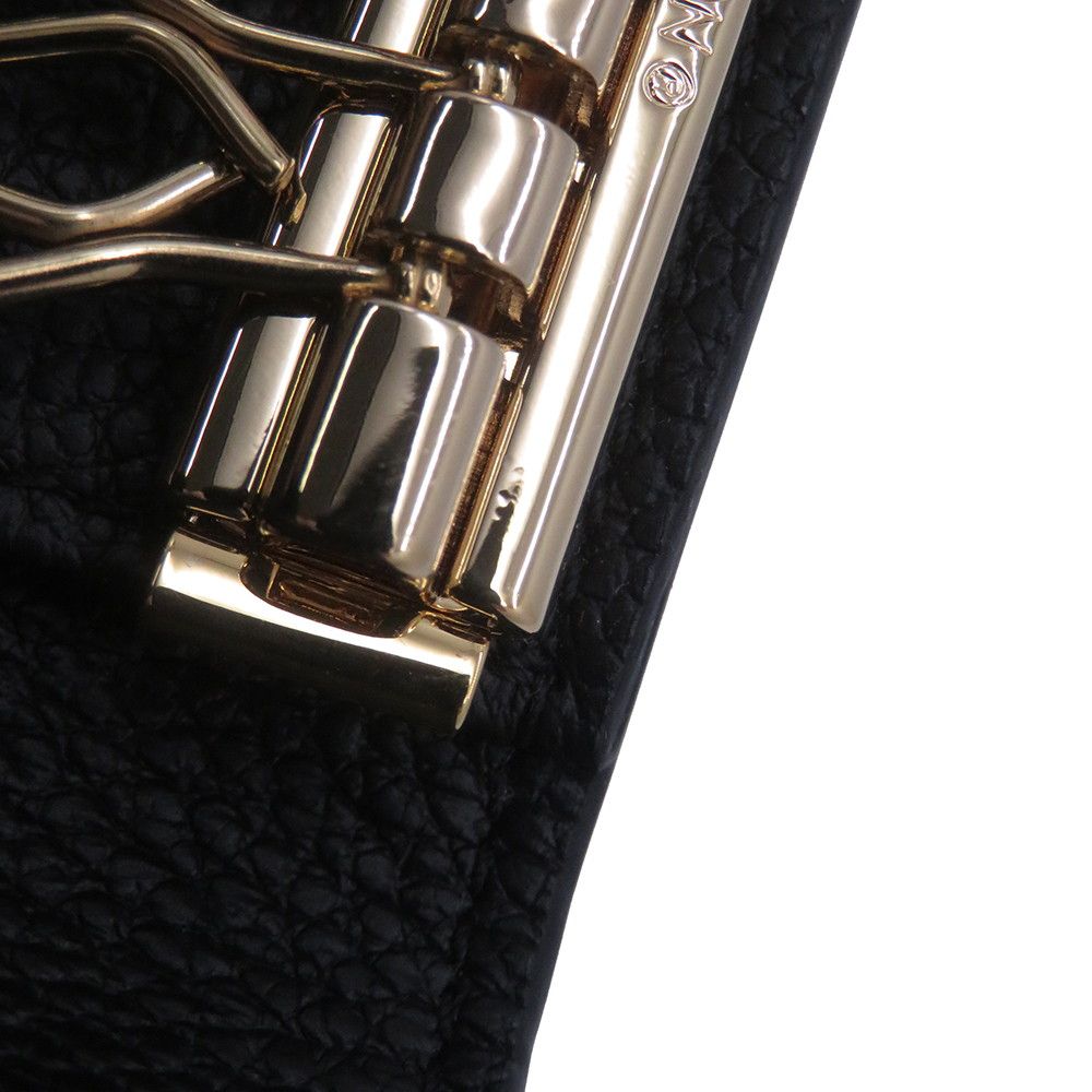 Louis Vuitton Key Case Monogram Empreinte 6 Multicles Holder Noir Black — view 6