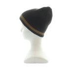 Gucci Beanie Knit Cap Logo Bicolor M Brown GY03 MQ OH — view 3