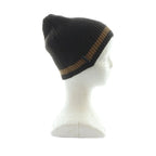 Gucci Beanie Knit Cap Logo Bicolor M Brown GY03 MQ OH — view 5