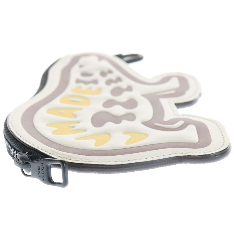 Louis Vuitton Nigo Lvmade Coin Case Card Holder White — view 4