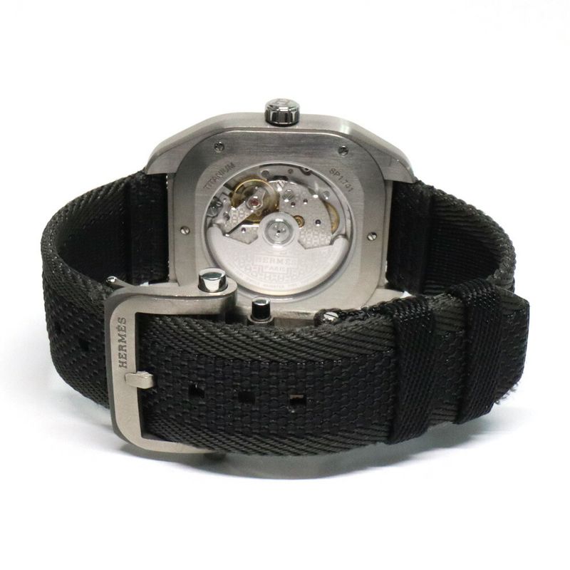 Hermes H08 Watch 42 mm Gray Black Titanium Sangle — view 6