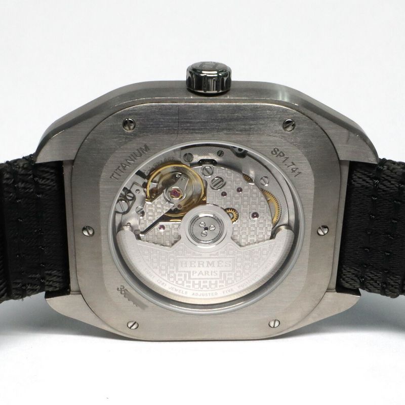 Hermes H08 Watch 42 mm Gray Black Titanium Sangle — view 7