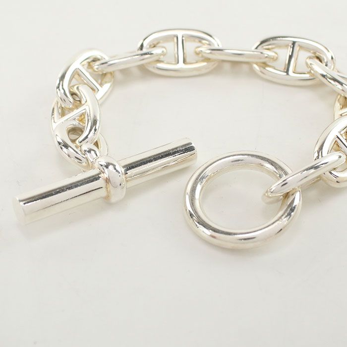 Hermes Chaine D'ancre TGM 10Koma Bracelet Silver 925 — view 3
