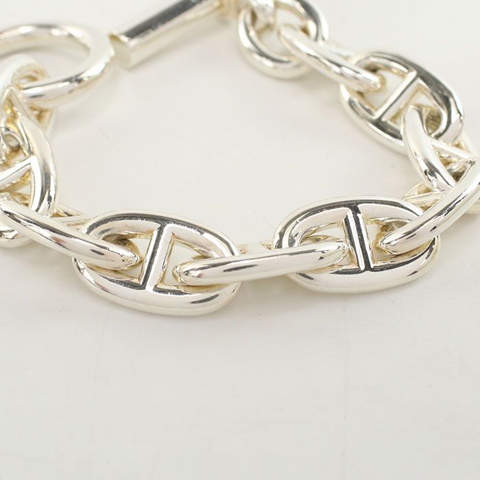 Hermes Chaine D'ancre TGM 10Koma Bracelet Silver 925 — view 4