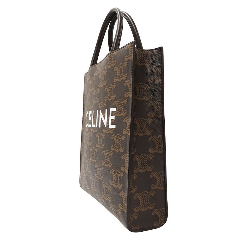 Celine Bag Tote 2-Way Triomphe Canvas Vertical — view 5