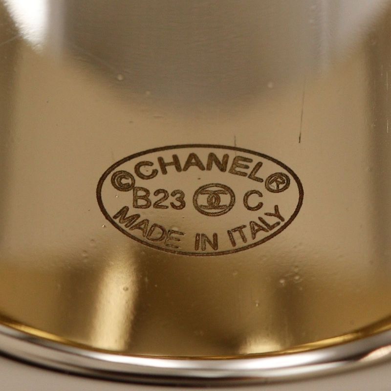 Chanel Coco Mark Metal Size 14.5 Silver B23 C 36 g Ring — view 6