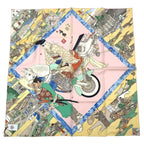 Hermes Carre 90 les Artisans D' Scarf 100% Silk Pink Box — view 2