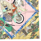 Hermes Carre 90 les Artisans D' Scarf 100% Silk Pink Box — view 6