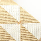 Prada Tote Bag Triangolo Jacquard Symbol Embroidery 1 Ba356 Beige White Canvas — view 9