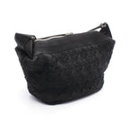 Bottega Veneta Shoulder Bag Intrecciato Webbing Black — view 3