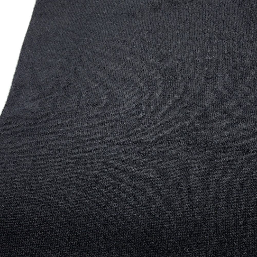 Chanel Scarf CC Logo Cashmere Shawl Black White Pink — view 5